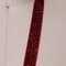 5/8" Red Glitter Elastic Trim Scarlet Sparkly Elastic for Face Mask Headband DIY 2 Yards